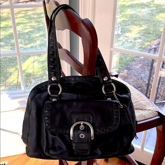 Coach Handbags - Coach Y2K SoHo Black Leather Large Dome Satchel - Excellent Condition!